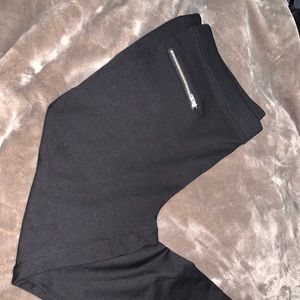 Catherine Malagrino leggings with side zippers